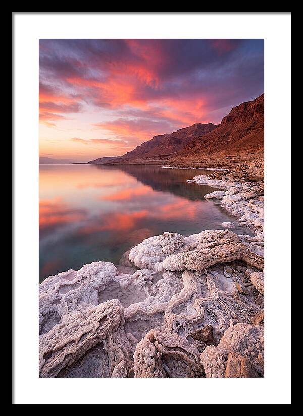 Dead Sea Serenity At Sunset