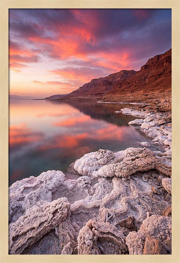 Dead Sea Serenity At Sunset