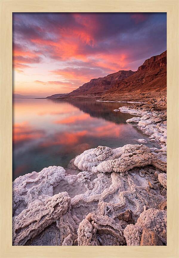 Dead Sea Serenity At Sunset
