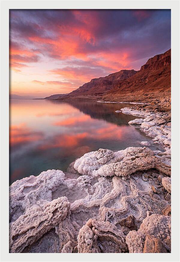 Dead Sea Serenity At Sunset