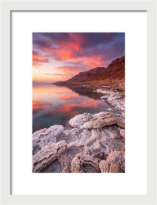 Dead Sea Serenity At Sunset