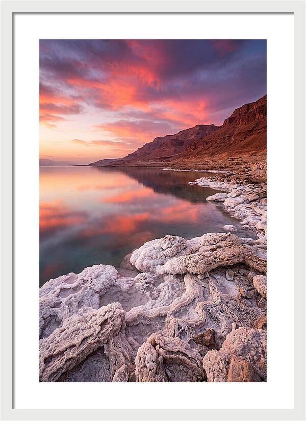 Dead Sea Serenity At Sunset