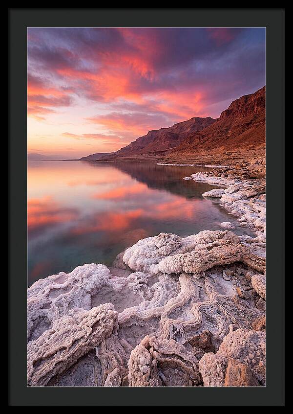 Dead Sea Serenity At Sunset