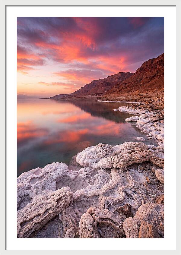 Dead Sea Serenity At Sunset
