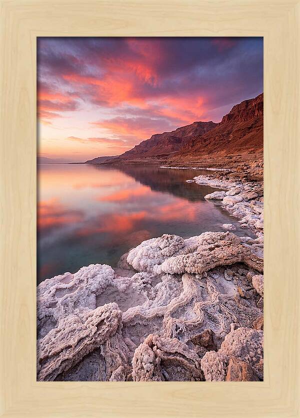 Dead Sea Serenity At Sunset