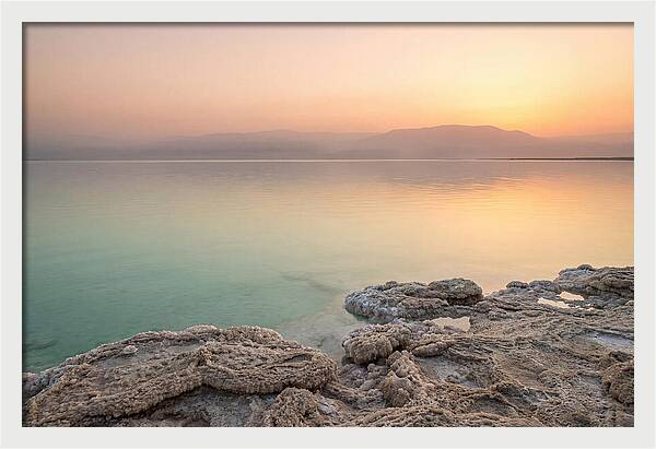 Dead Sea Serenity At Sunset