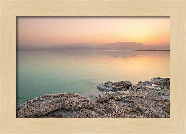 Dead Sea Serenity At Sunset