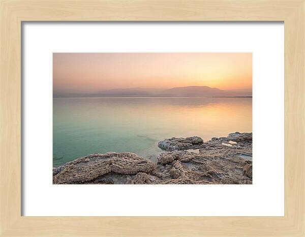Dead Sea Serenity At Sunset