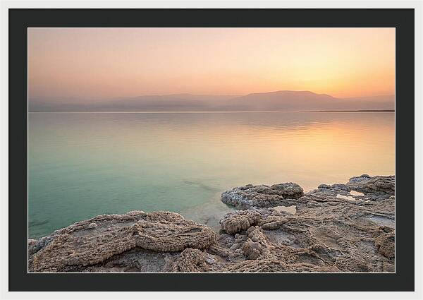 Dead Sea Serenity At Sunset