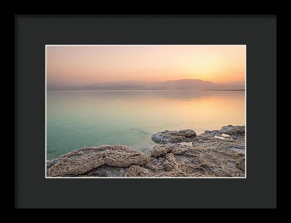 Dead Sea Serenity At Sunset