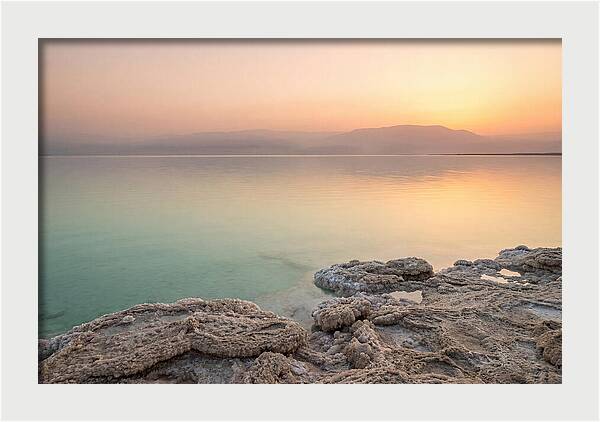 Dead Sea Serenity At Sunset