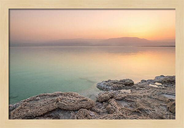 Dead Sea Serenity At Sunset