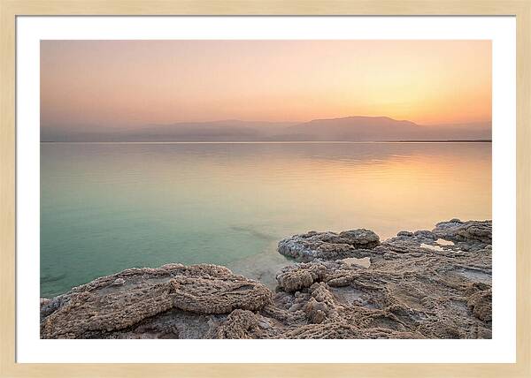 Dead Sea Serenity At Sunset