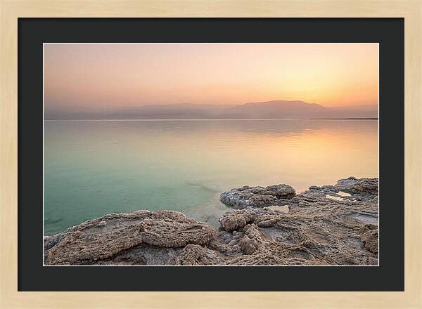 Dead Sea Serenity At Sunset
