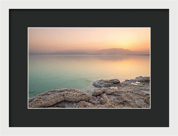 Dead Sea Serenity At Sunset