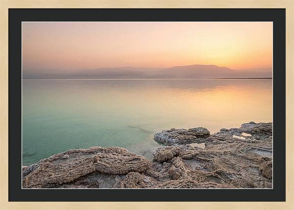 Dead Sea Serenity At Sunset