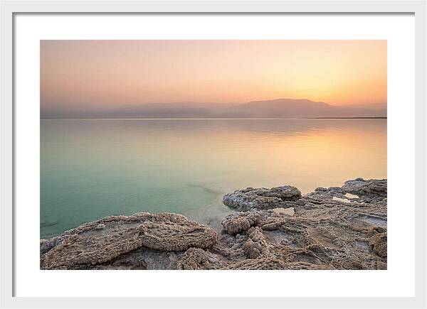 Dead Sea Serenity At Sunset