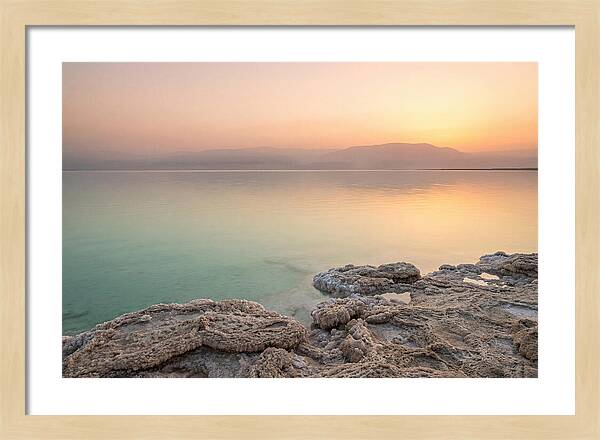 Dead Sea Serenity At Sunset