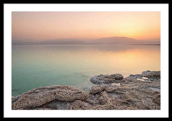 Dead Sea Serenity At Sunset