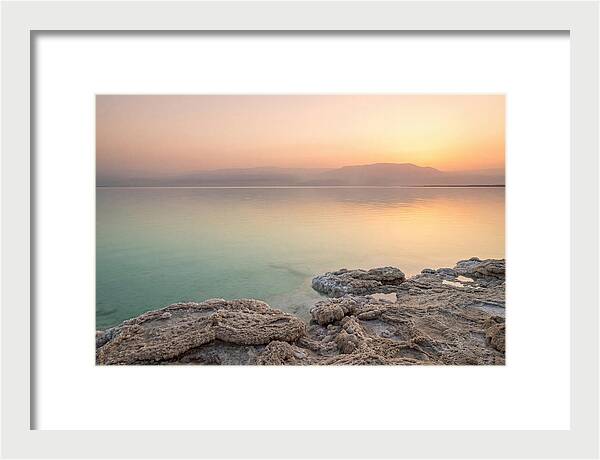 Dead Sea Serenity At Sunset