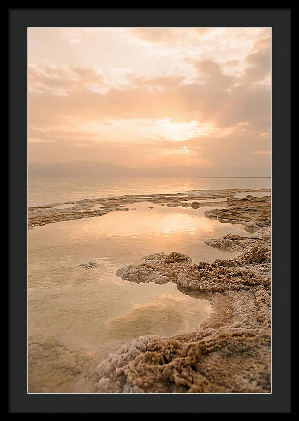 Dead Sea Sunset Warmth