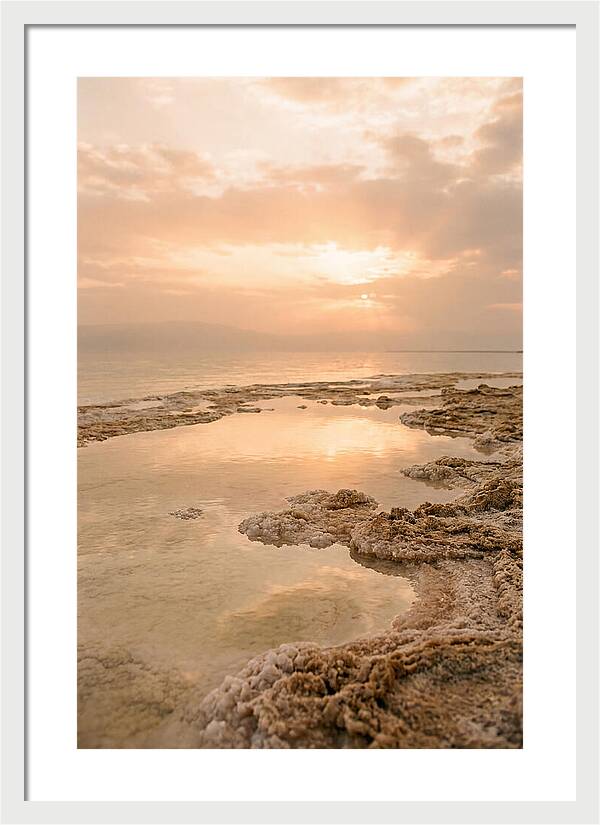 Dead Sea Sunset Warmth