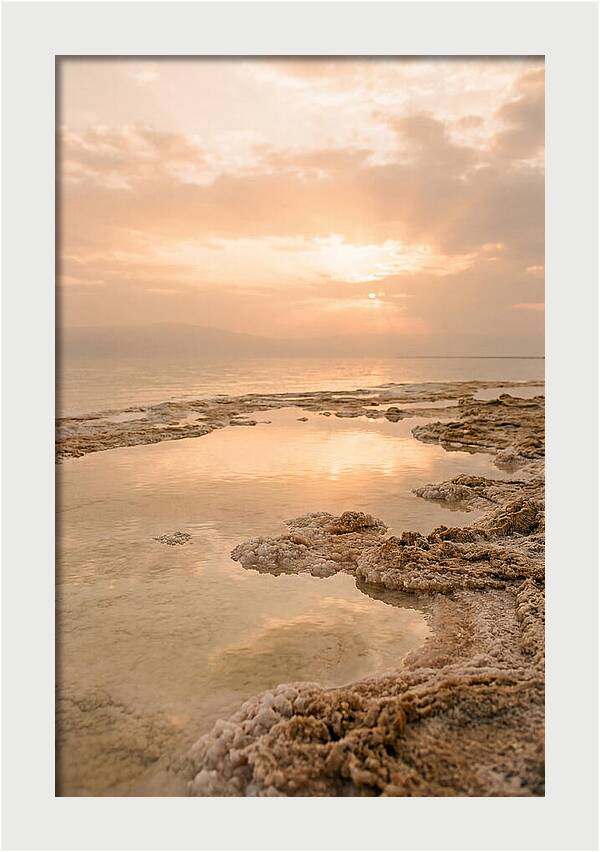 Dead Sea Sunset Warmth