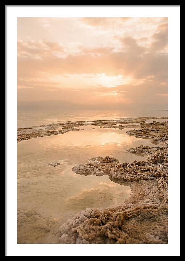 Dead Sea Sunset Warmth