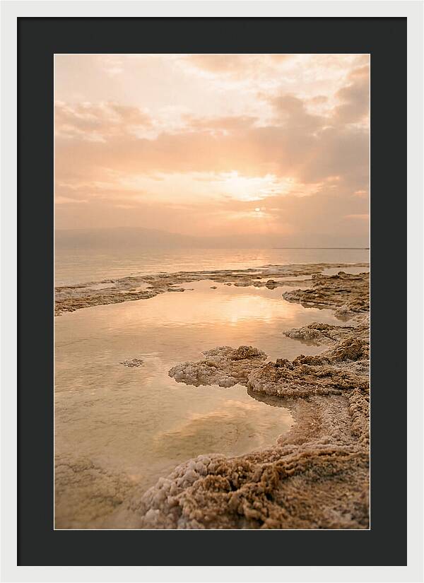 Dead Sea Sunset Warmth