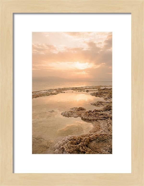 Dead Sea Sunset Warmth