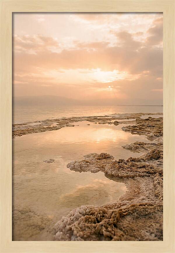 Dead Sea Sunset Warmth