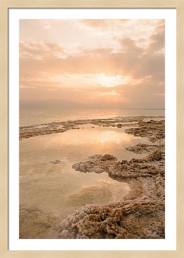 Dead Sea Sunset Warmth