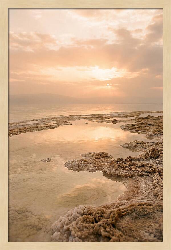 Dead Sea Sunset Warmth