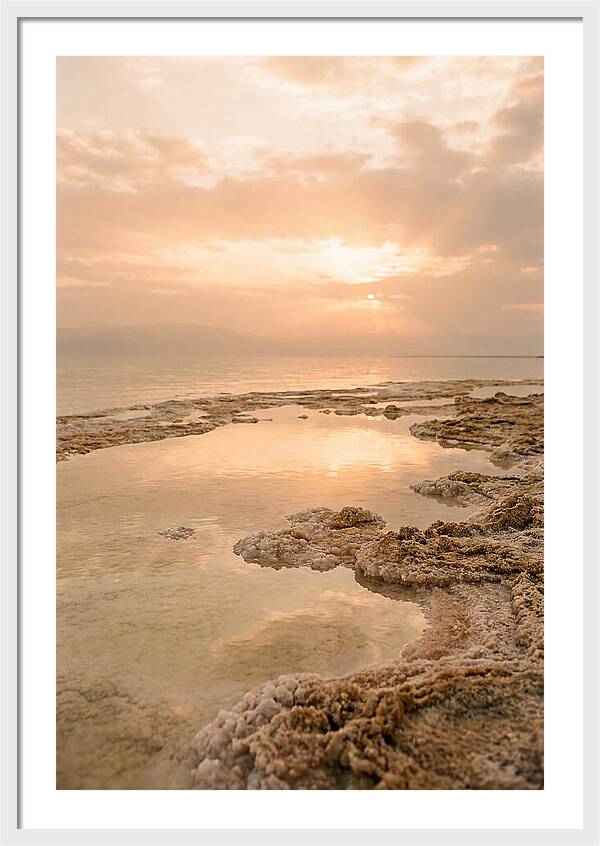 Dead Sea Sunset Warmth