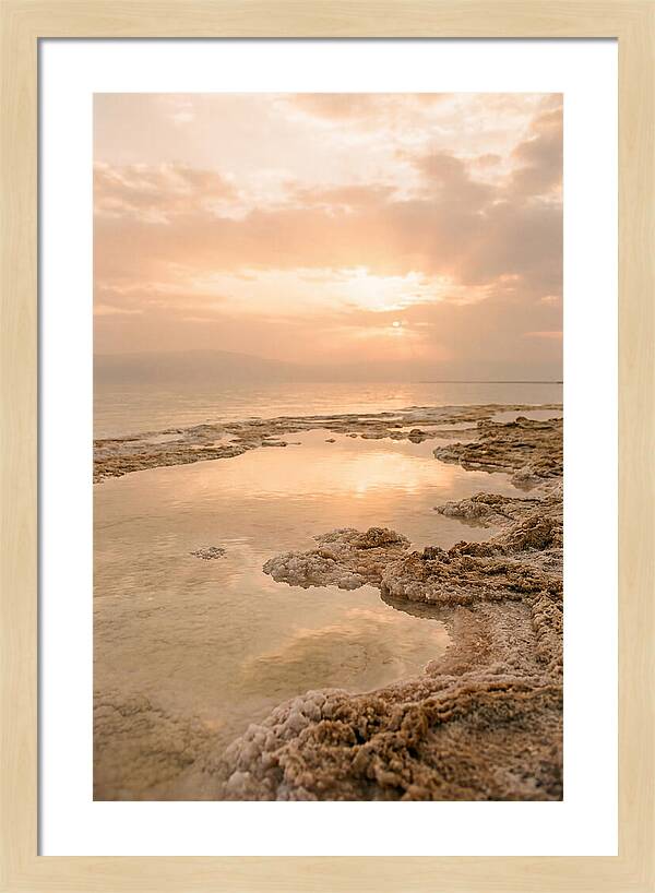 Dead Sea Sunset Warmth