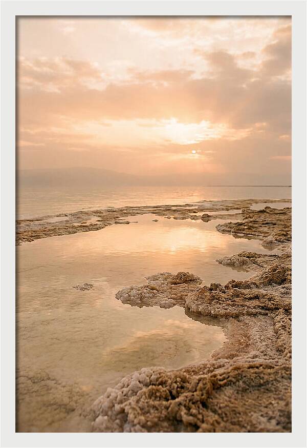 Dead Sea Sunset Warmth