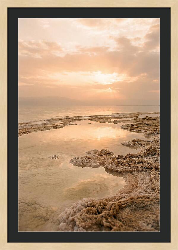 Dead Sea Sunset Warmth