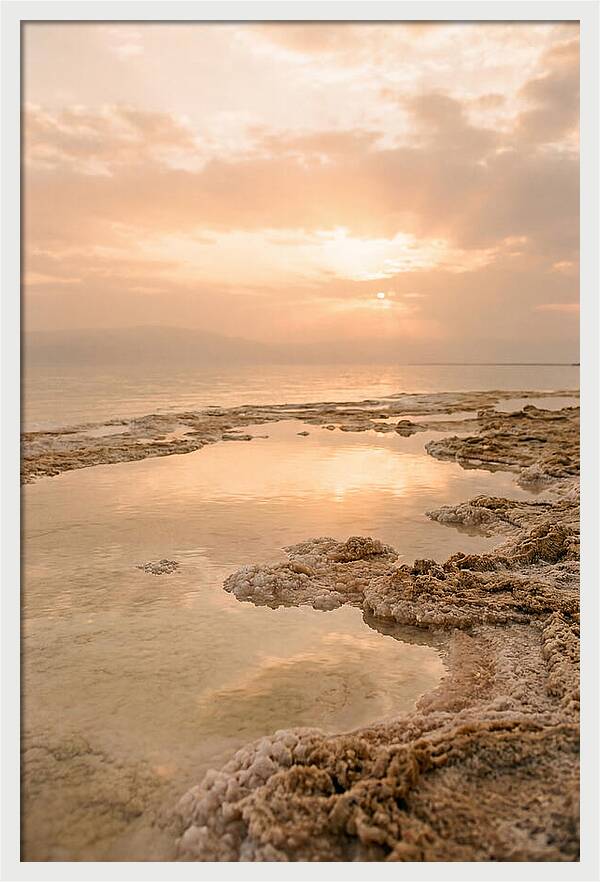Dead Sea Sunset Warmth