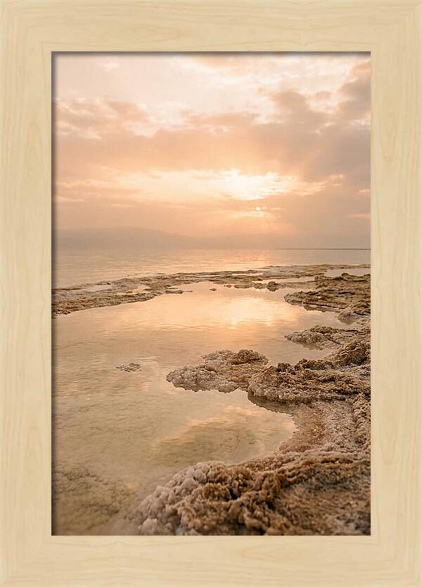 Dead Sea Sunset Warmth