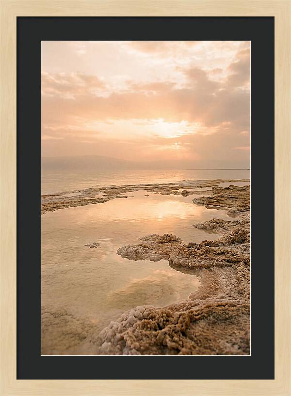 Dead Sea Sunset Warmth