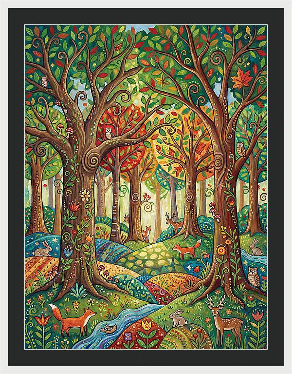 Deciduous Forest Wonderland