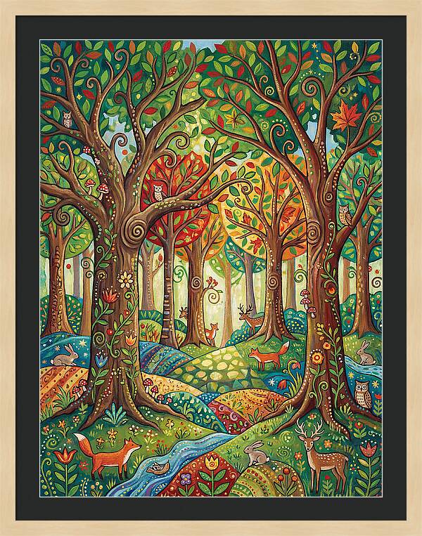 Deciduous Forest Wonderland