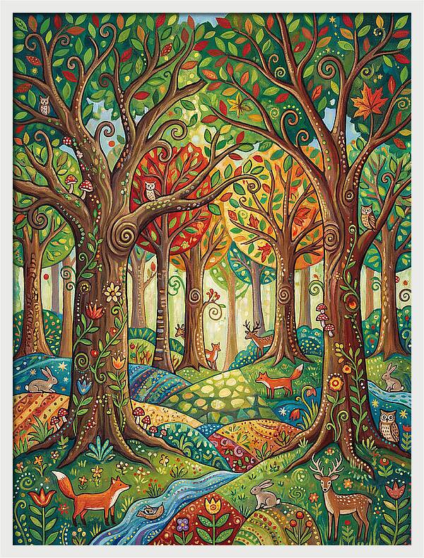 Deciduous Forest Wonderland