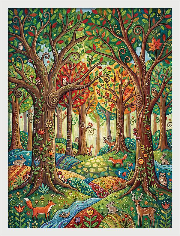 Deciduous Forest Wonderland