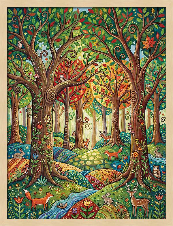 Deciduous Forest Wonderland