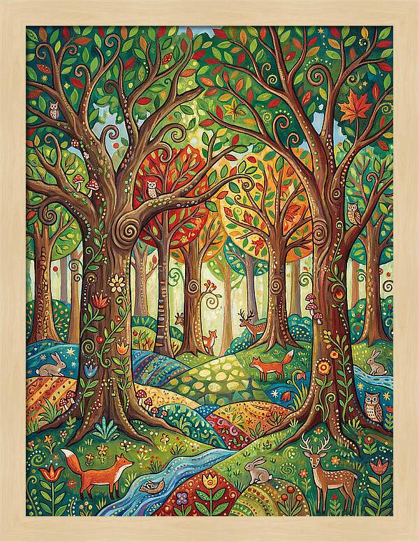 Deciduous Forest Wonderland