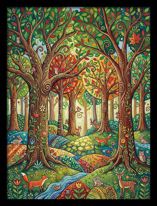 Deciduous Forest Wonderland