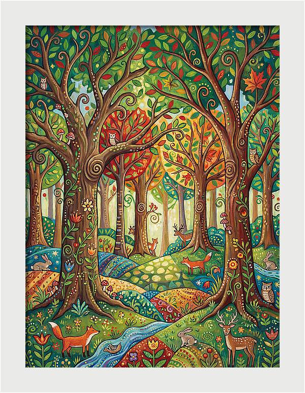 Deciduous Forest Wonderland