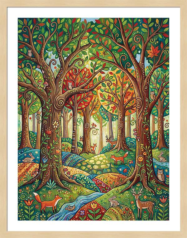 Deciduous Forest Wonderland