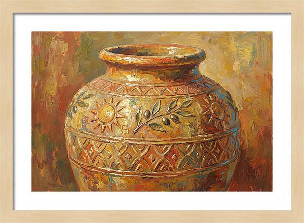 Decorative Mediterranean Vase